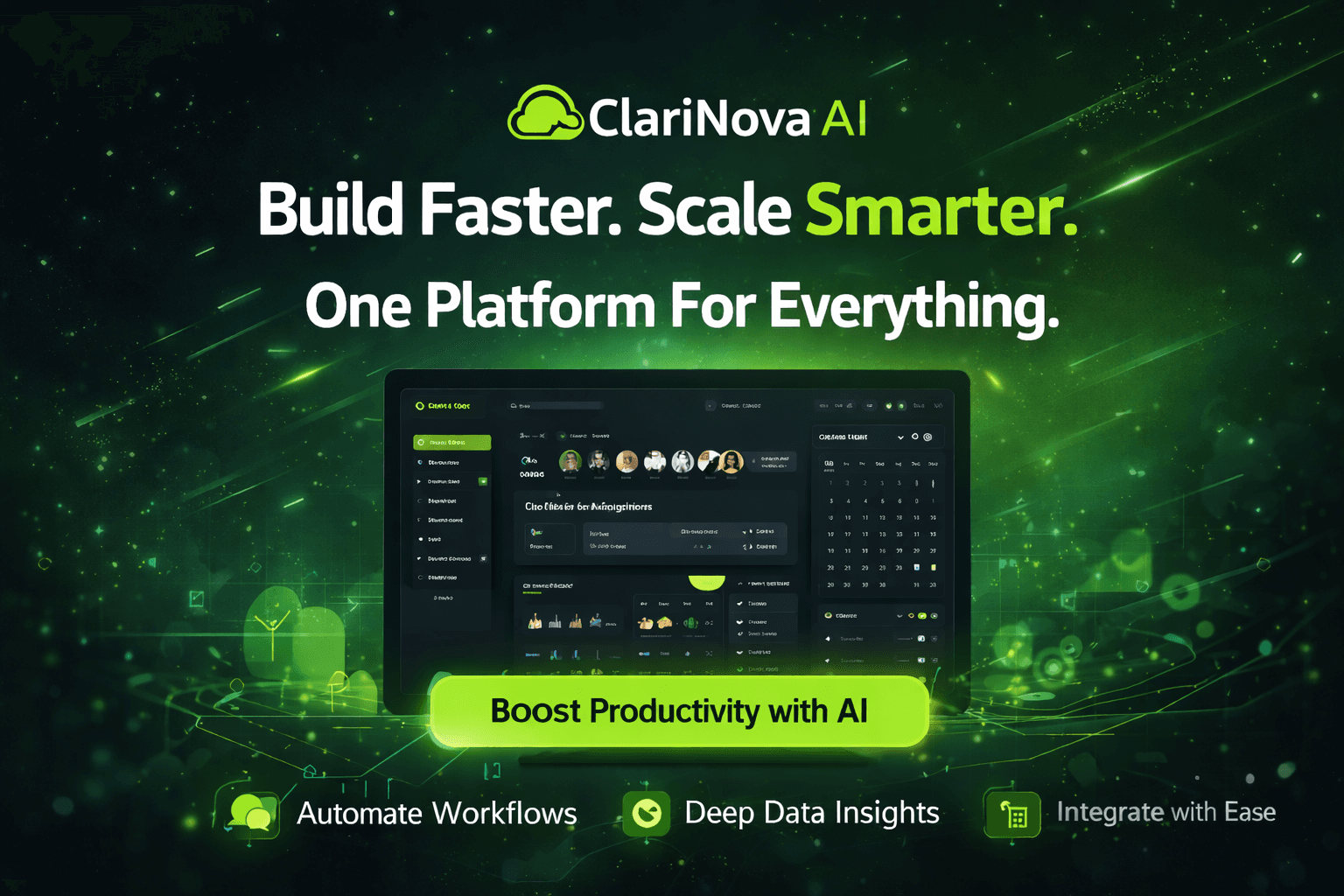 ClariNova AI — Build Faster. Scale Smarter